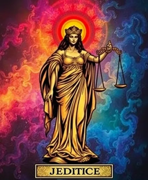 justice tarot card