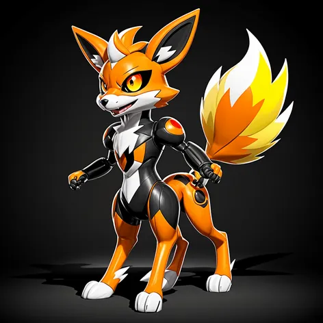 Steel/Fire Type fox called