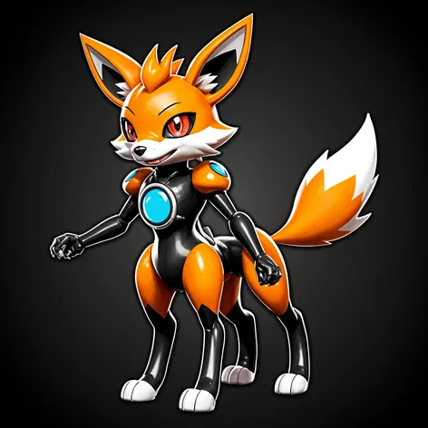 Steel/Fire Type fox called