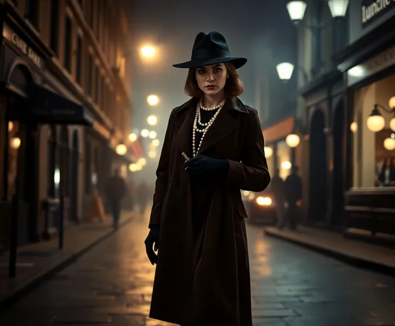 1920s detective outfit female