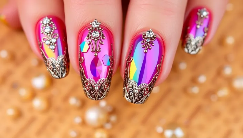 long fingernail designs