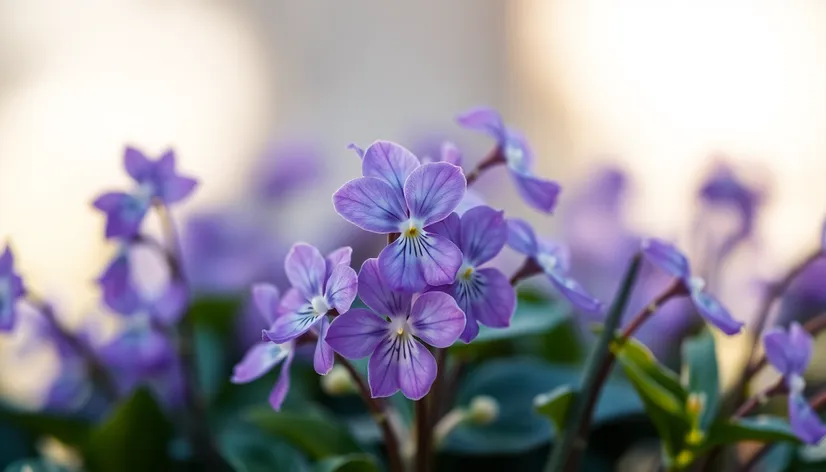 purple violets