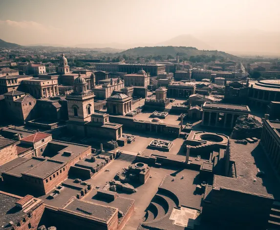 pompeii italy map