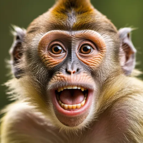 funny monkey face