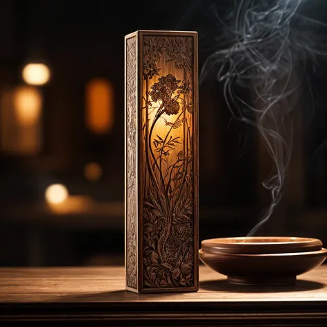 wooden background for incense