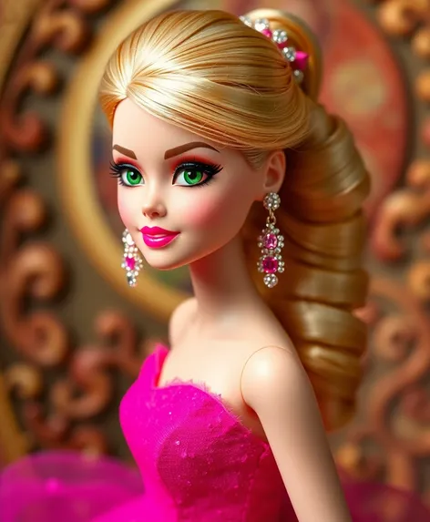 barbie with green eyes