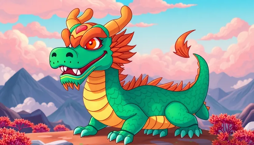 chinese dragon cartoon