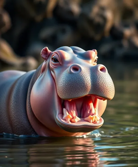 hippo pictures cute