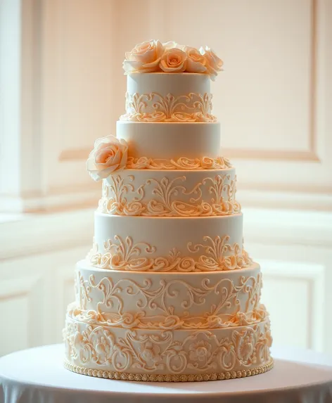 2 tier wedding cake