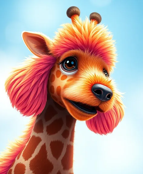 giraffe poodle