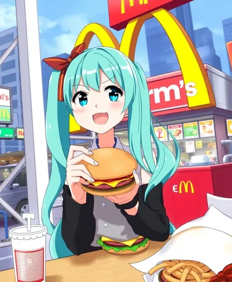 miku mcdonalds