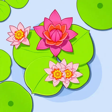 top view lily pad