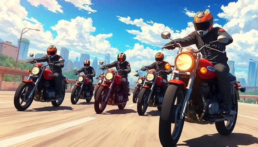 biker anime