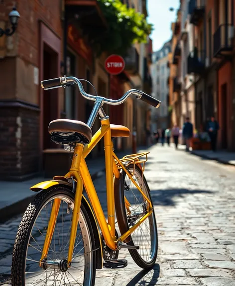 yellow bike