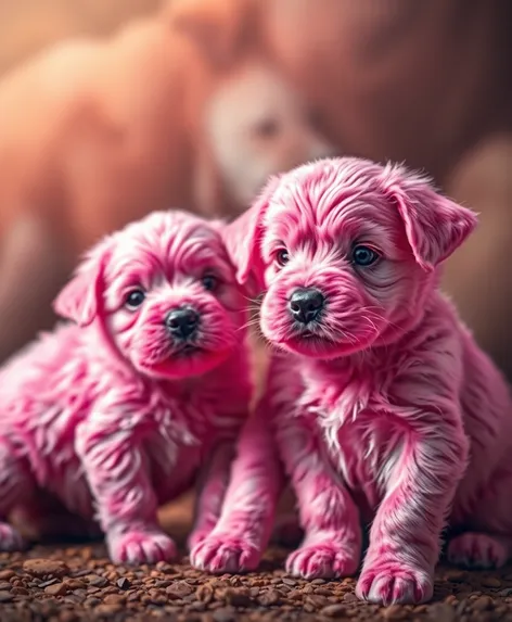 cute pink puppies