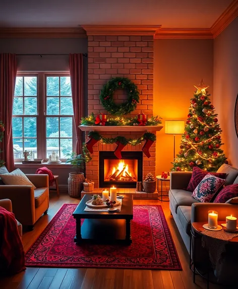 fireplace christmas music