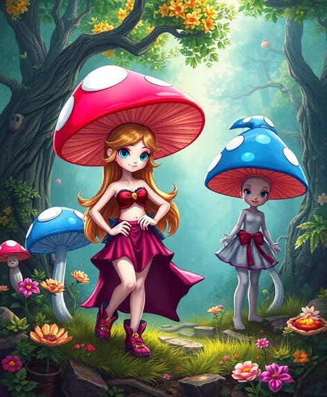 mushroom lady video game