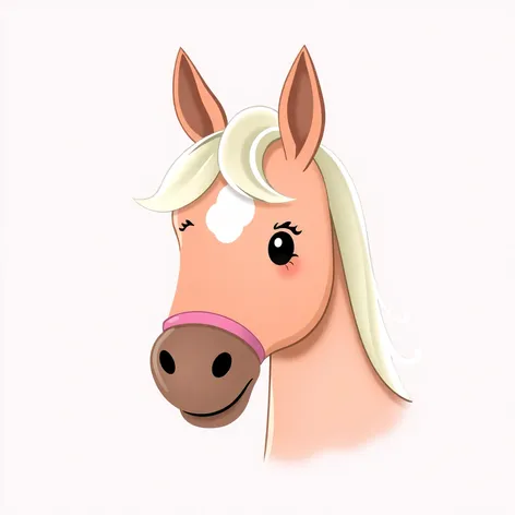 cute horse drawings easy