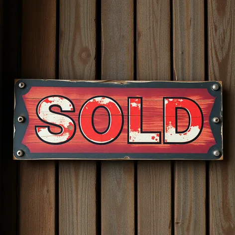 sold sign