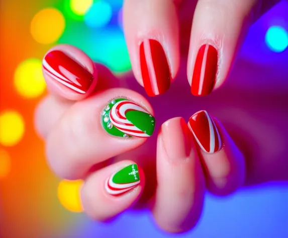 christmas nail colors