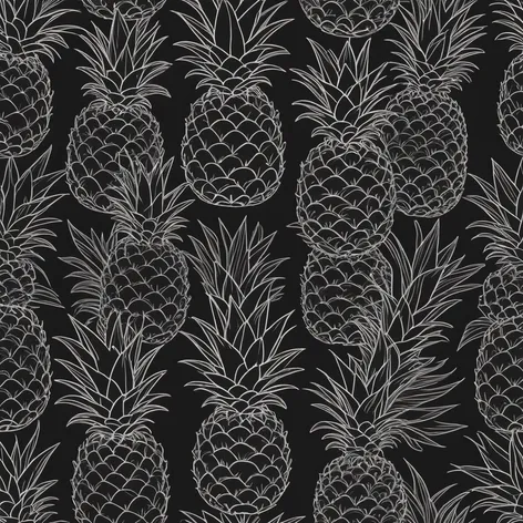 pineapple outline