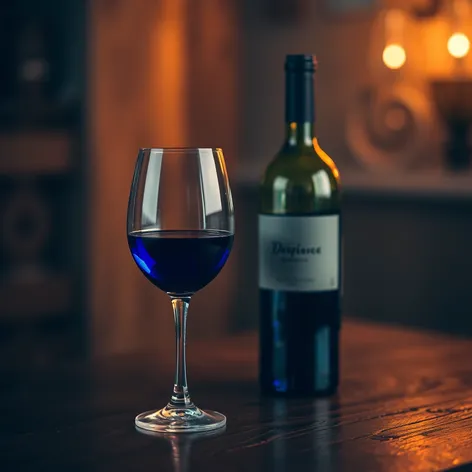 blue wine