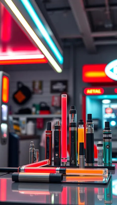 gas station vape display