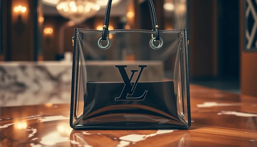 louis vuitton clear bag