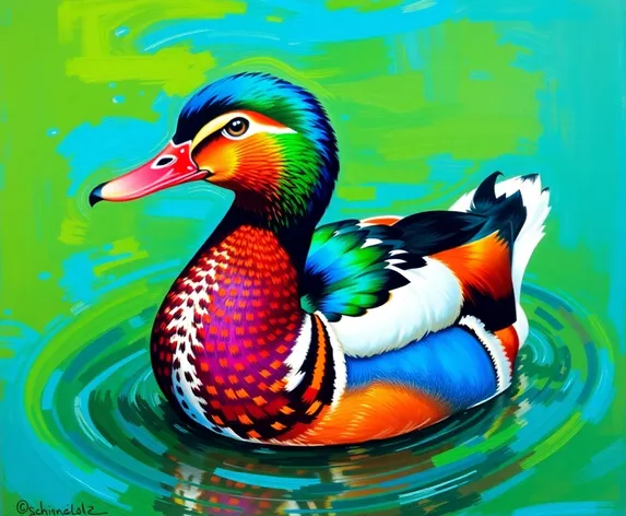 duck painting