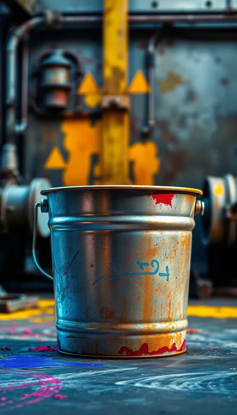 metal paint mixing bucket