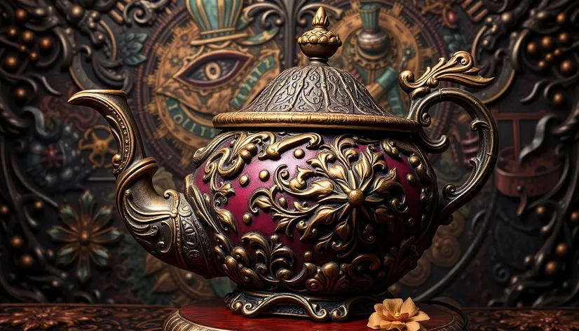 salem free form teapot