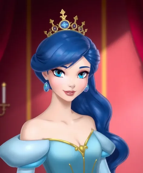 disney princess blue hair