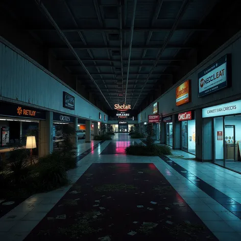 abandoned mall liminal space