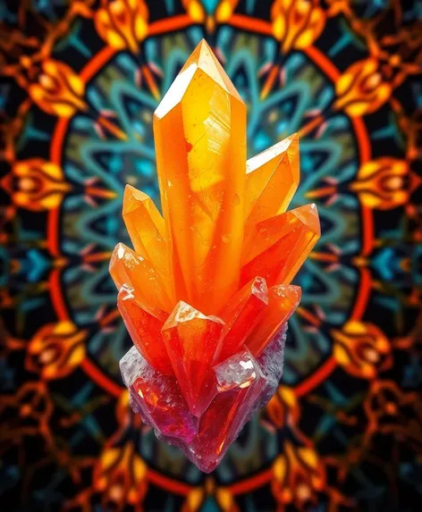 orange crystal