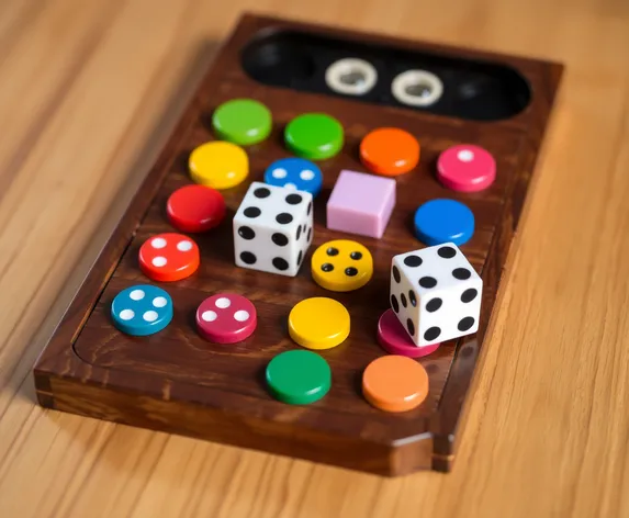 dice button board game