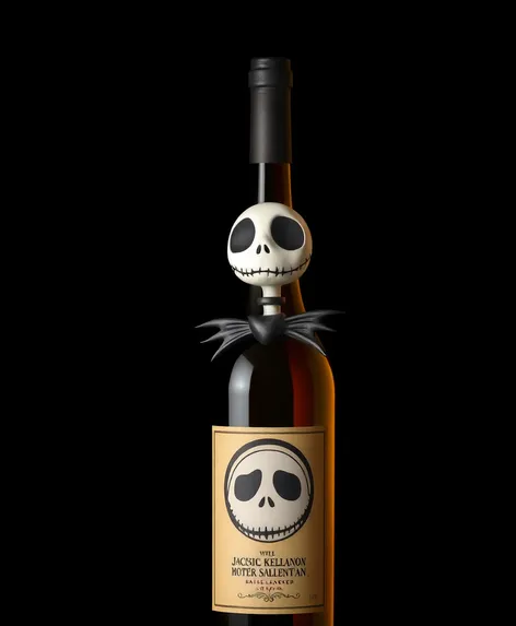 jack skellington wine bottle