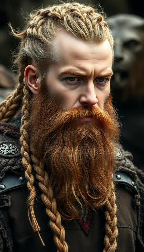 male viking hair