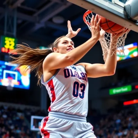 caitlin clark dunking