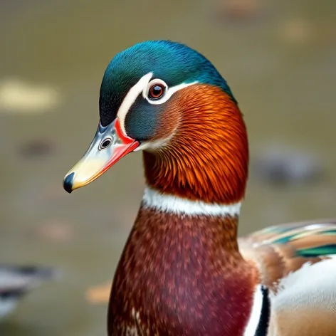 duck with green head