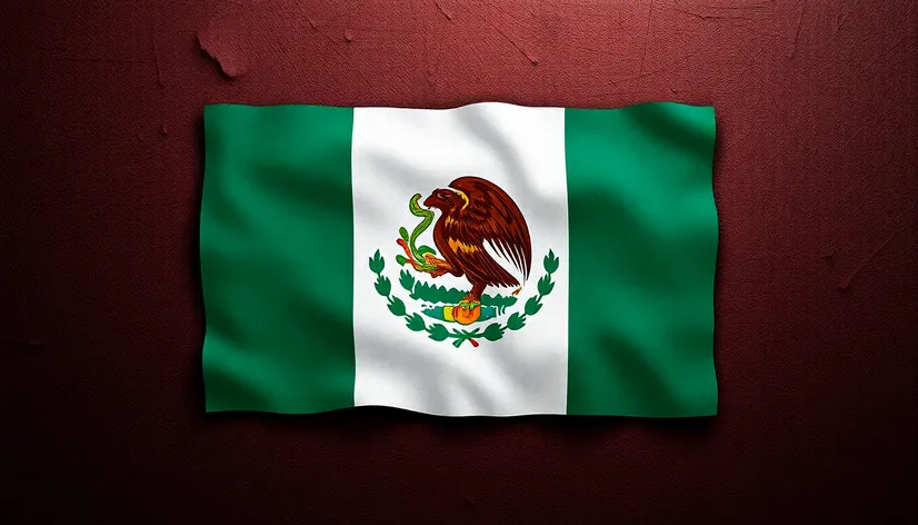 official mexico flag mini