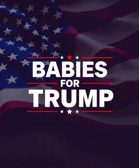 babies for trump logo