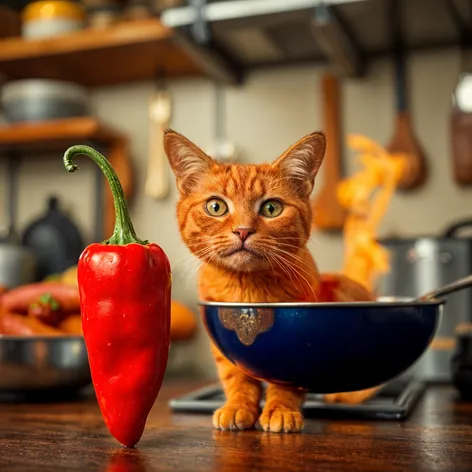 Red chili ai cat