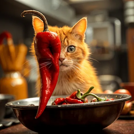 Red chili ai cat