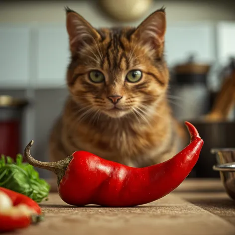 Red chili ai cat