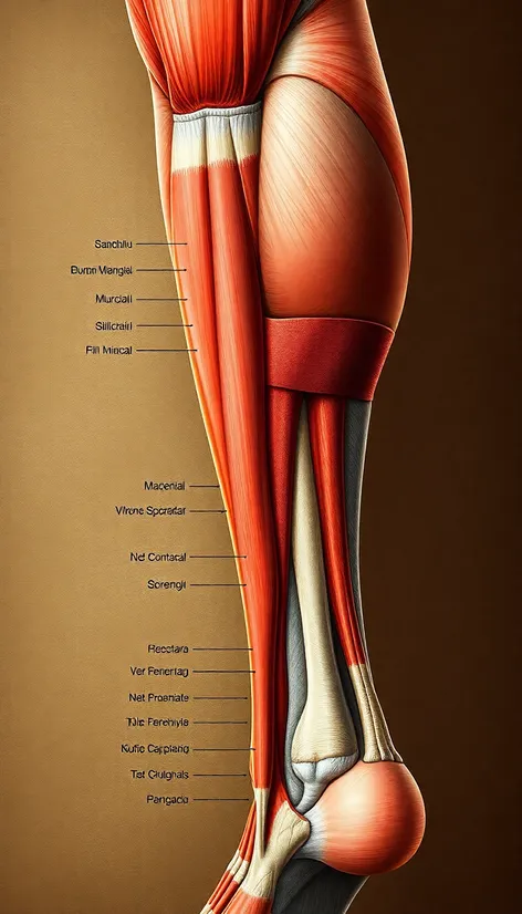 chart of leg muscles