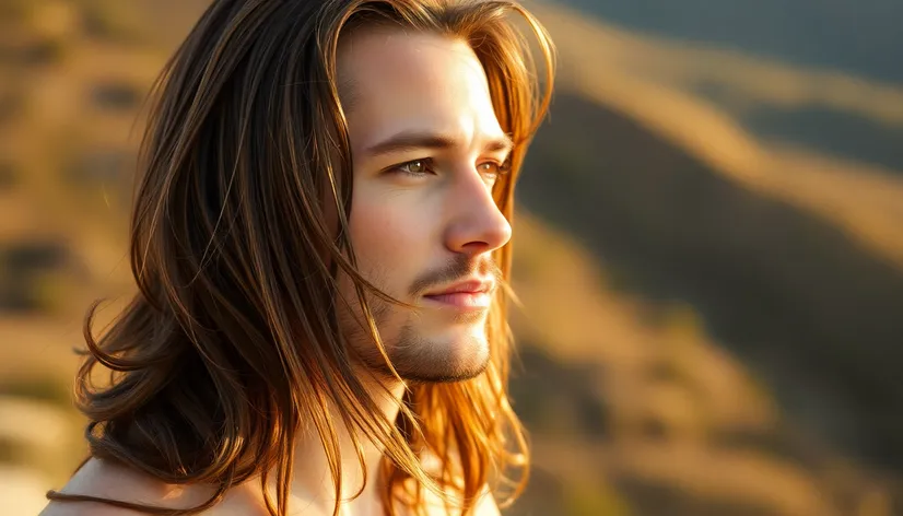 sunrays male long hair