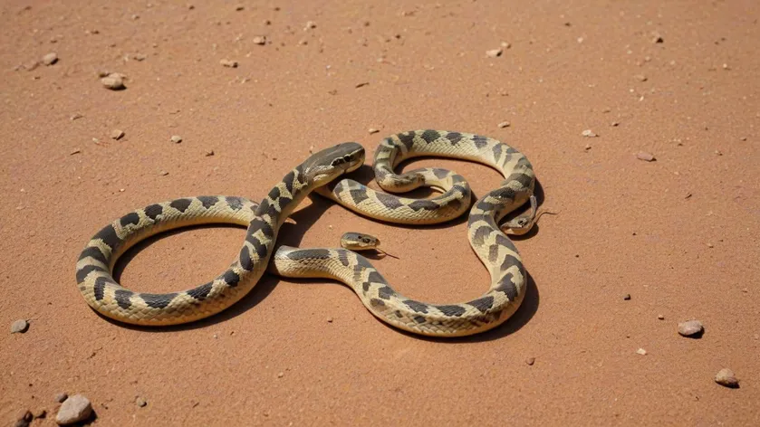 snakes in the desert