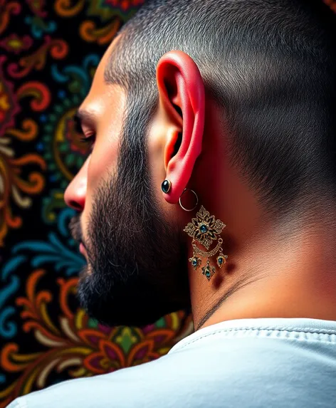 mens ear piercings