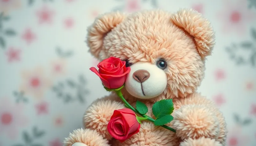 rose teddy bear