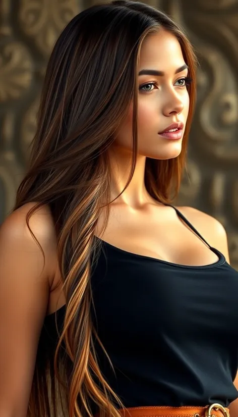 beautiful women long hair